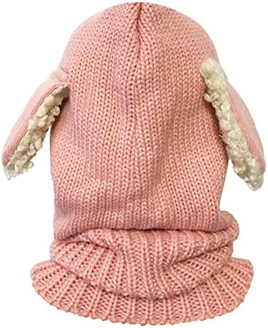 Wrapables Зима и Топло, Плетени Животинско Уши Earflap Худ Капа за Бебе Години