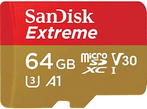 SanDisk Екстремни 64GB microSD, microSDHC, microSDXC, 4K UHD - SDSQXA2-064G-GN6MA, А1/А2