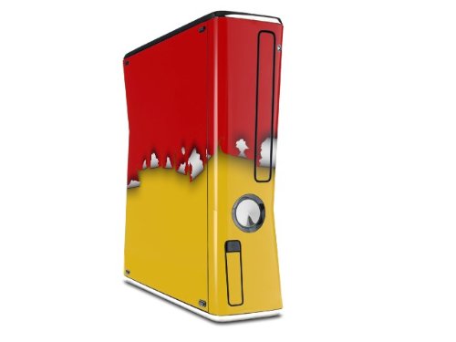 Искинале Бои Црвено Жолта Decal Стил на Кожата за XBOX 360 Тенок Вертикална