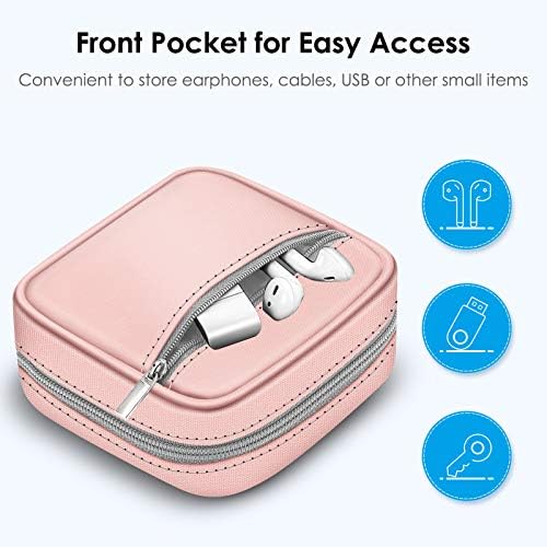 FINPAC Полначот Случај за MacBook, Мали Електронски Организатор Торба за MacBook Адаптер, Преносни Патна Торбичка за Складирање