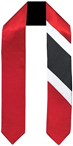 Trinidad Tobago Знаме Дипломирањето Sash/Украл Меѓународната Студија Во Странство Возрасни