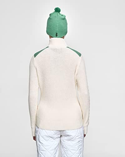Б DÆHLIE Daehlie Жените Удобен Половина Поштенски Џемпер -Изолирани Pullover Sweatshirt