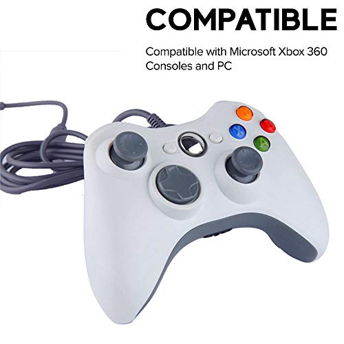 Wiresmith Класичниот Жичен Контролер за Microsoft Xbox 360 - Бела