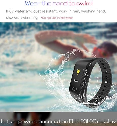 Smartwatch Bluetooth Отчукувањата На Срцето &Фитнес Крвен Притисок, Здравствена Дејност Хривнија Монитор, (Портокал)